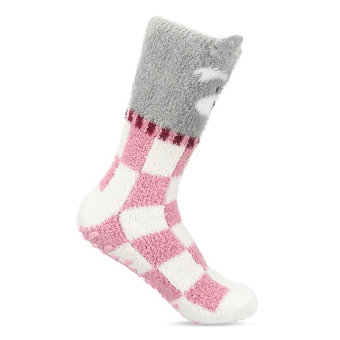 totes toasties® Ladies Novelty Super Soft Slipper Socks Dog Extra Image 3